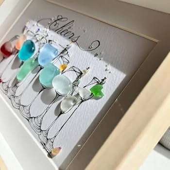 シーグラスアート『Sea Cocktail.。.:*☆』 Sea glass art シーグラスアート カクテル cocktail 2L版 - メルカリ